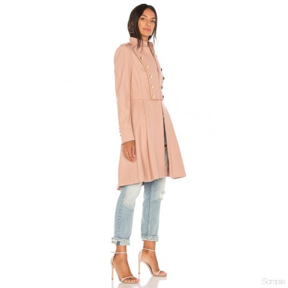 Alice + Olivia Rossi Military Coat SZ S - Picture 3 of 7
